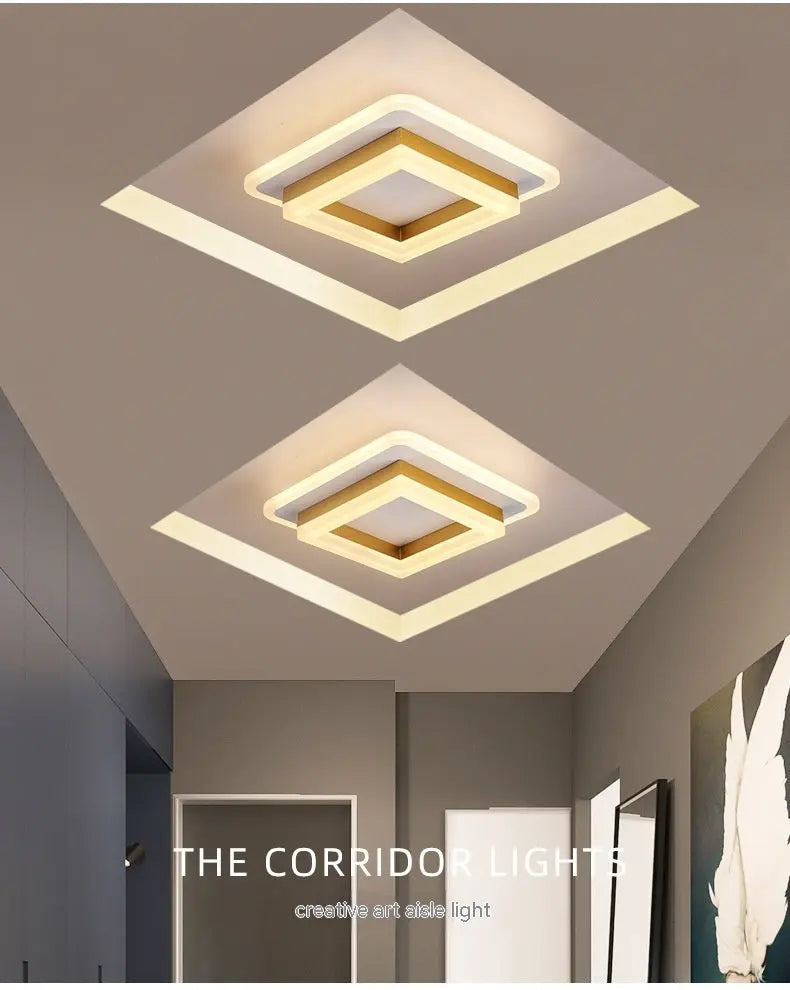 Simple LED Corridor Aisle Hallway Living Room Entrance Balcony Ceiling Light tableandwalllamps