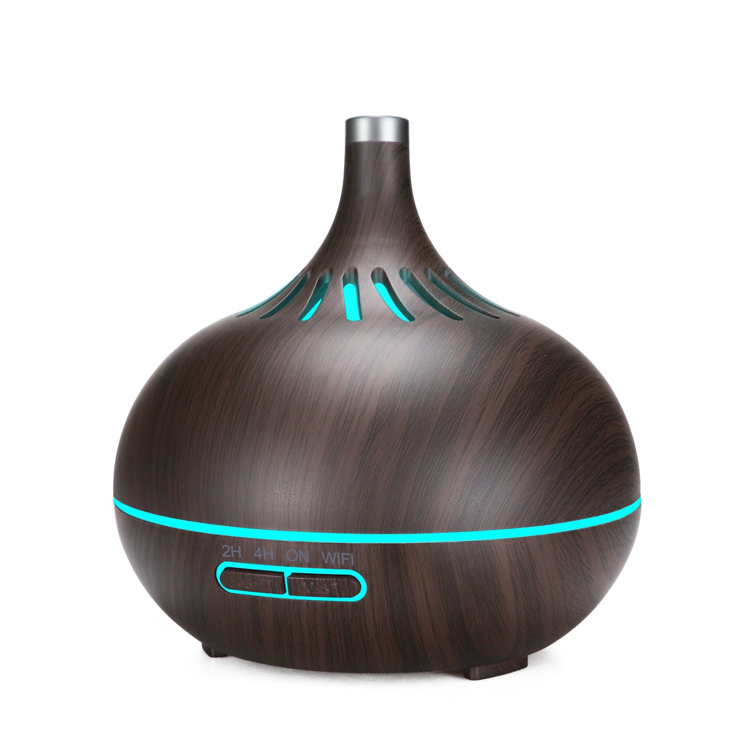 Smart WiFi Air Humidifier Essential Oil Diffuser Works with Alexa & Google Home Deep Wood EU Plug tableandwalllamps