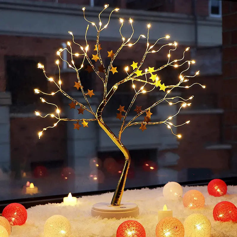 Desktop Light Tree Christmas New Year New Year Decoration tableandwalllamps