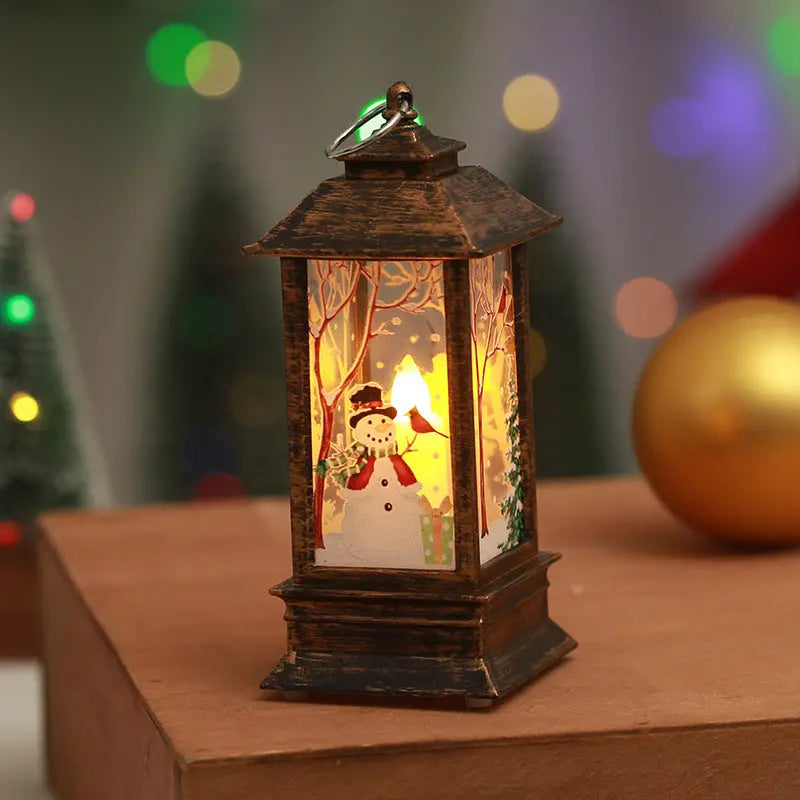 Christmas Decorations Flame Candlestick Lamp tableandwalllamps