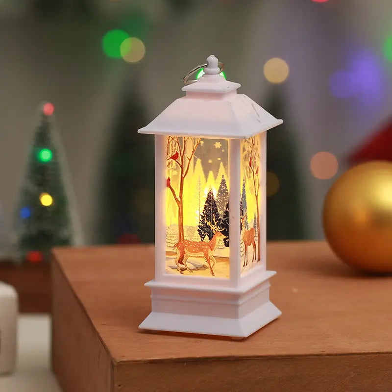 Christmas Decorations Flame Candlestick Lamp tableandwalllamps