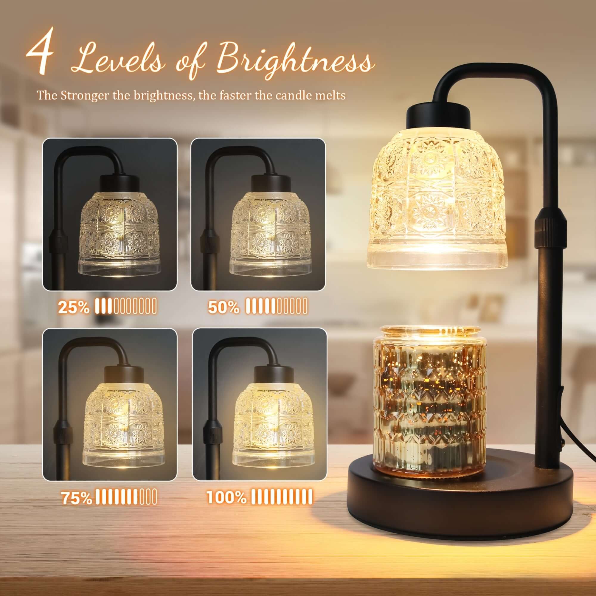 Melting Wax Aroma Lamp, Melting Candle Lamp Bedside Table Lamp Bedroom Small Table Lamp Melting Candle Diffuser Lamp, Timable, Liftable And Dimmable Vintage Bedside Lamp, Furniture Decorative Table Lamp Bedroom Ambient Sleepi tableandwalllamps