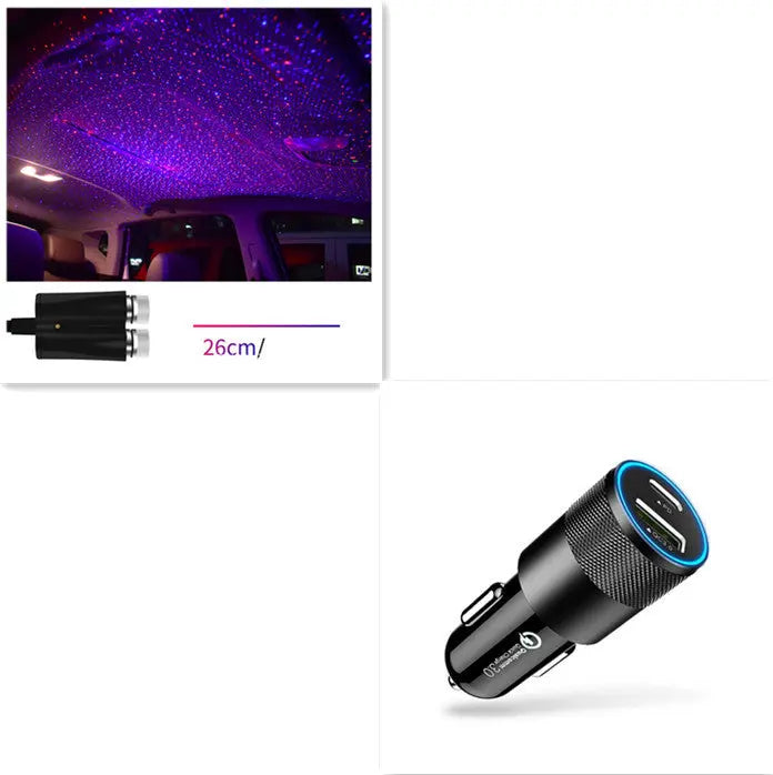 Star Light Projector Party Lights USB LED Light Interior Lighting LED Interior Car Lights Starry Sky Galaxy Night Lights tableandwalllamps