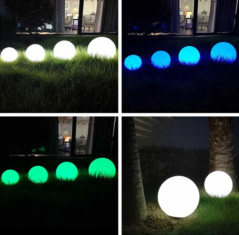 Waterproof LED Garden Ball Light landscape lighting deco jardin exterieur Outdoor Party Wedding bar piscina Floating Lawn Lamps tableandwalllamps