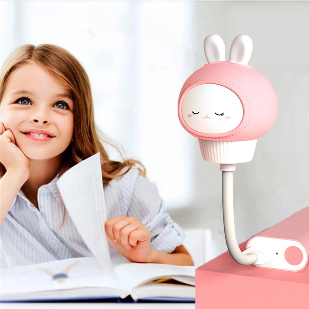 USB Cartoon Cute Night Light With Remote Control Babies Bedroom Decorative Feeding Light Bedside Tabe Lamp Xmas Gifts For Kids tableandwalllamps