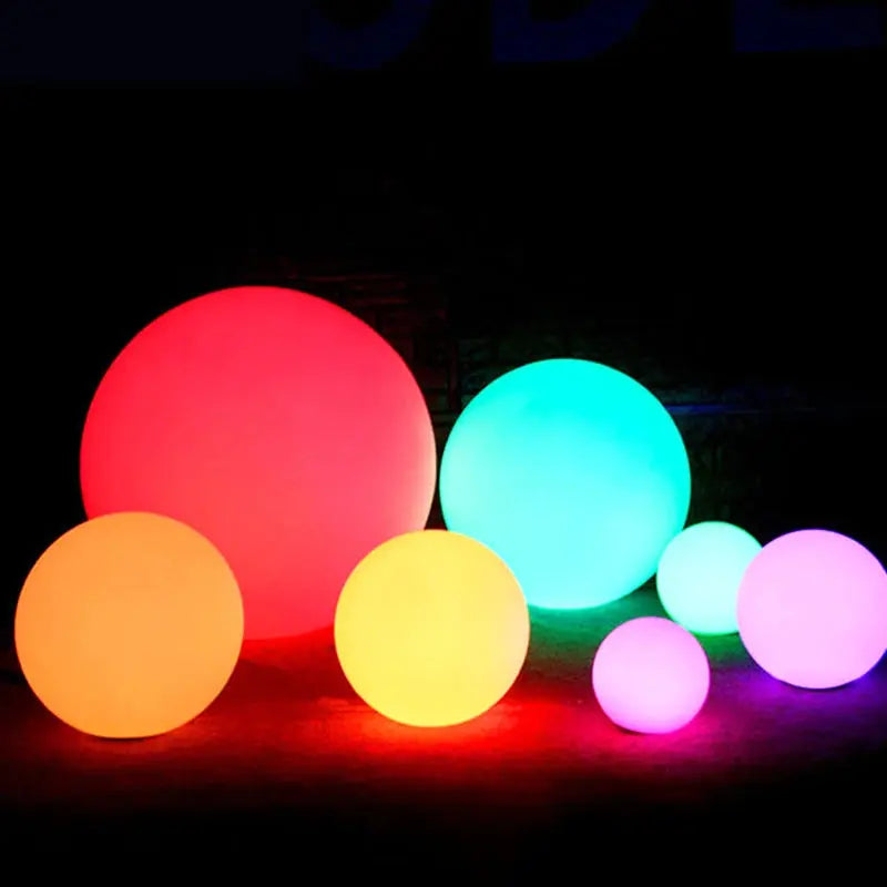 Solar LED Garden Ball Lights Outdoor Christmas Decoration Street Lawn Lamp Rechargeable RGB Swimming Pool Floating Light tableandwalllamps