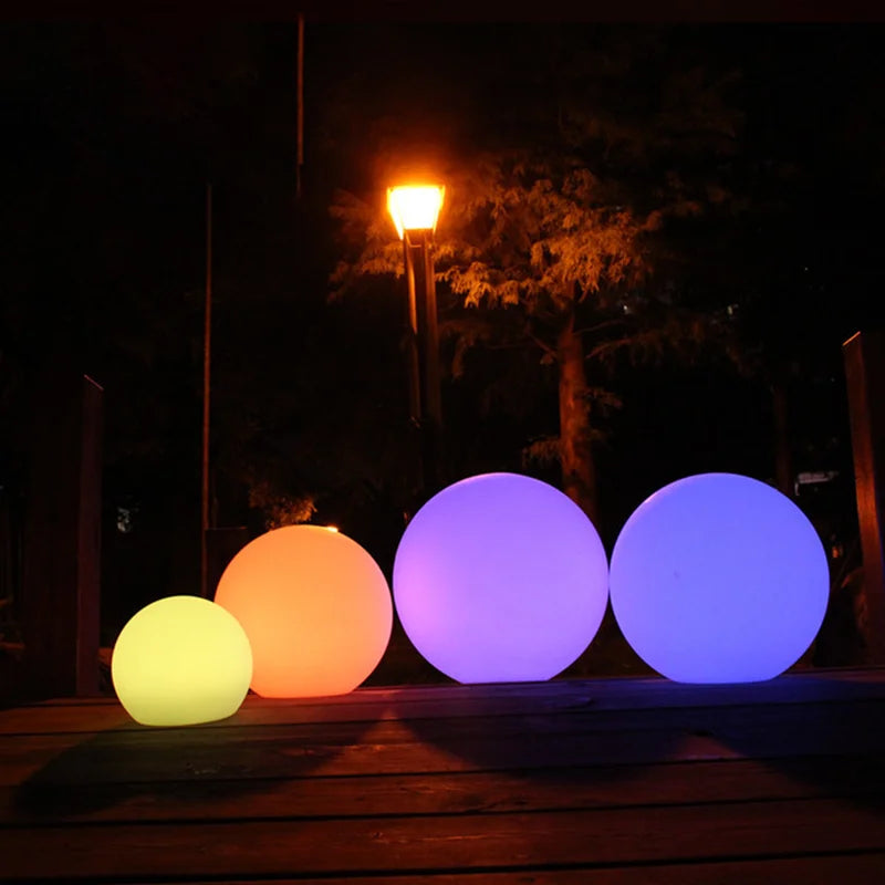 Waterproof LED Garden Ball Light landscape lighting deco jardin exterieur Outdoor Party Wedding bar piscina Floating Lawn Lamps tableandwalllamps