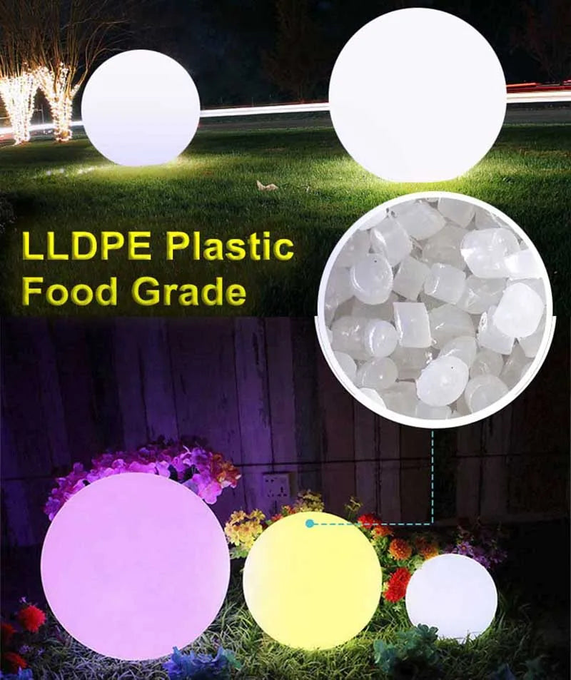 Waterproof LED Garden Ball Light landscape lighting deco jardin exterieur Outdoor Party Wedding bar piscina Floating Lawn Lamps tableandwalllamps