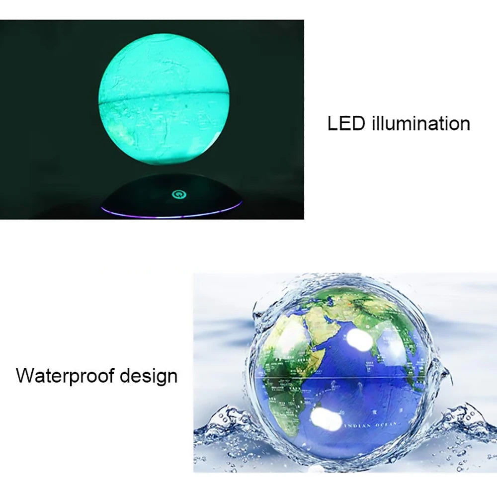 3D Magnetic Levitation led Night light bedroom decor table Lamp Child Gift Earth starry sky Ball Lights room decorative lamps tableandwalllamps