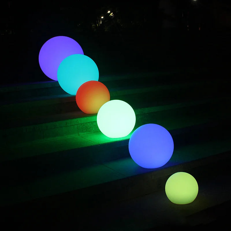 Waterproof LED Garden Ball Light landscape lighting deco jardin exterieur Outdoor Party Wedding bar piscina Floating Lawn Lamps tableandwalllamps