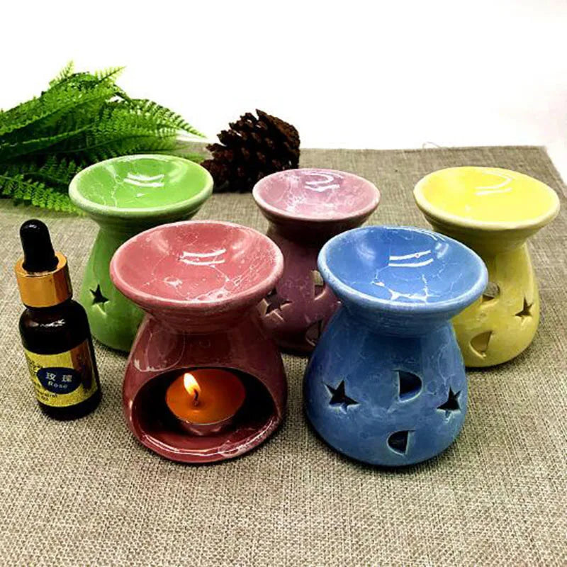 Candle Aromatherapy Furnace Aromatherapy Lamp Essential Oil Furnace Household Romantic Burner Home  Decor tableandwalllamps