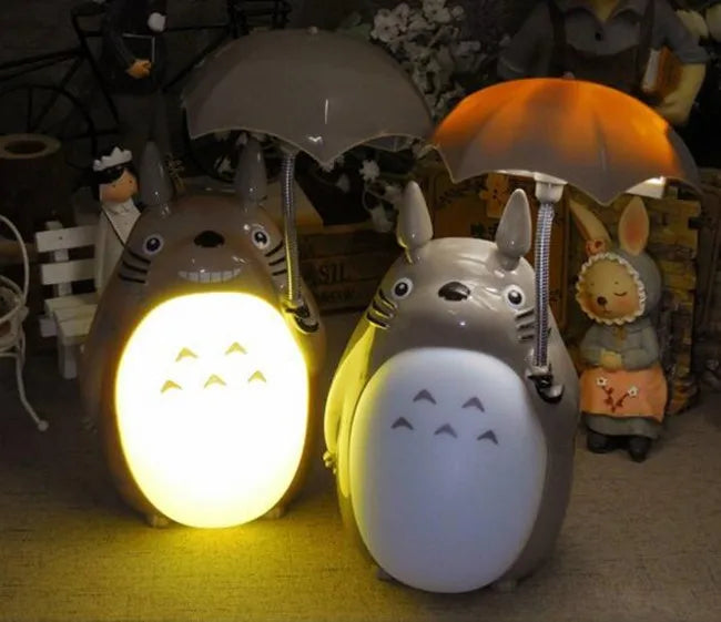 small size USB charging umbrella Long cat lamp dual-use adjustable night light eye learning LED lamp tableandwalllamps