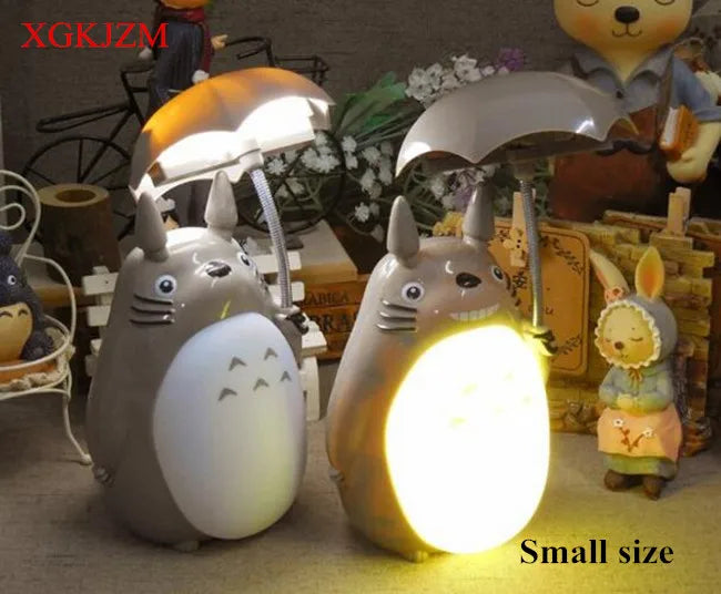 small size USB charging umbrella Long cat lamp dual-use adjustable night light eye learning LED lamp tableandwalllamps