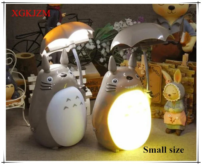 small size USB charging umbrella Long cat lamp dual-use adjustable night light eye learning LED lamp tableandwalllamps