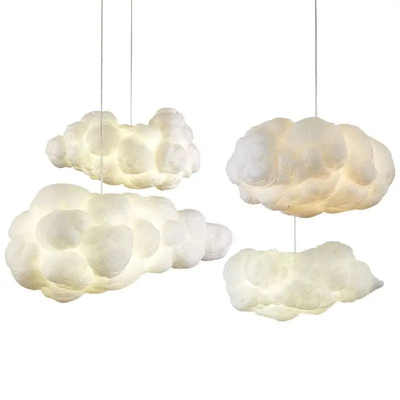 Nordic Clouds Pendant Lights Silk Lamp Dark Clouds Hanglamp Personality Decorate Hanging Light For Hotel Lobby Restaurant tableandwalllamps