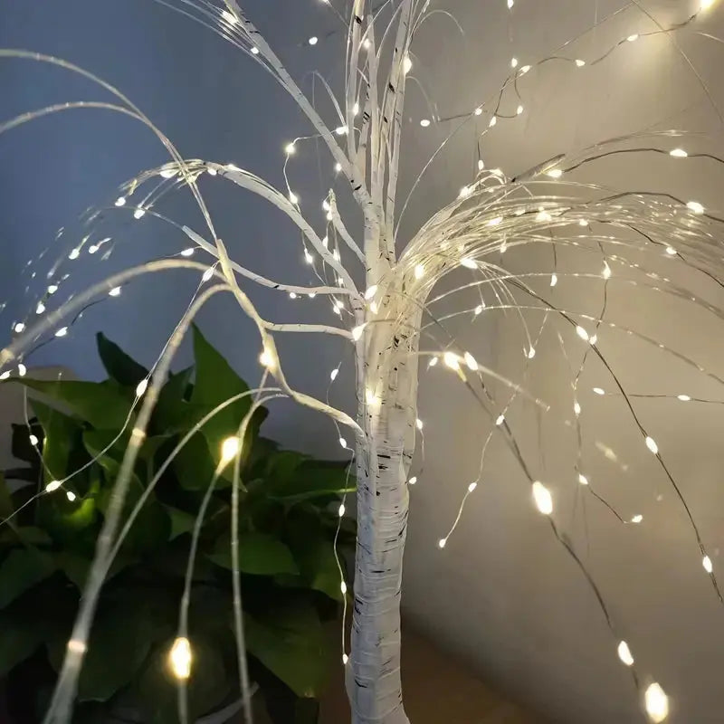 192LED Willow Branch Lamp Battery And USB Dual Use 8 Modes DIY Tree Light For Home Chritmas Birthday Wedding Party Decoration tableandwalllamps