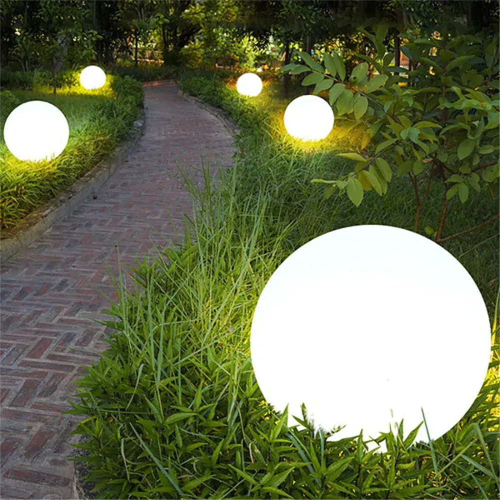 Waterproof LED Garden Ball Light Rechargeable Landscape Lighting Lawn Lamps for Outdoor Party Wedding Bar Garden tableandwalllamps