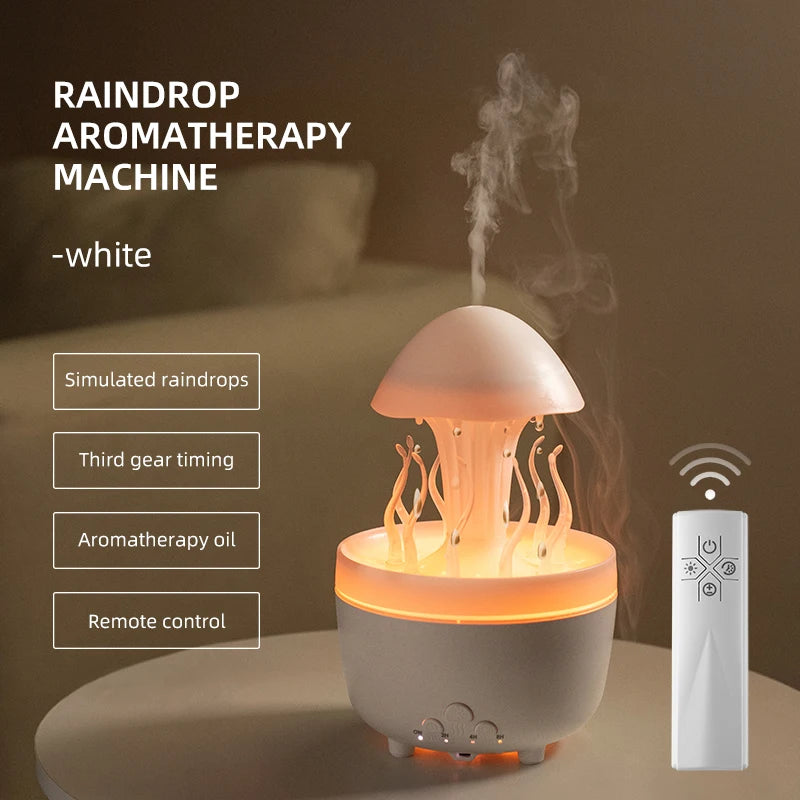 Remote Control Electric Air Humidifier Simulated Swinging Jellyfish Atmosphere Fragrance Diffuser Aroma Machine Humidifiers tableandwalllamps