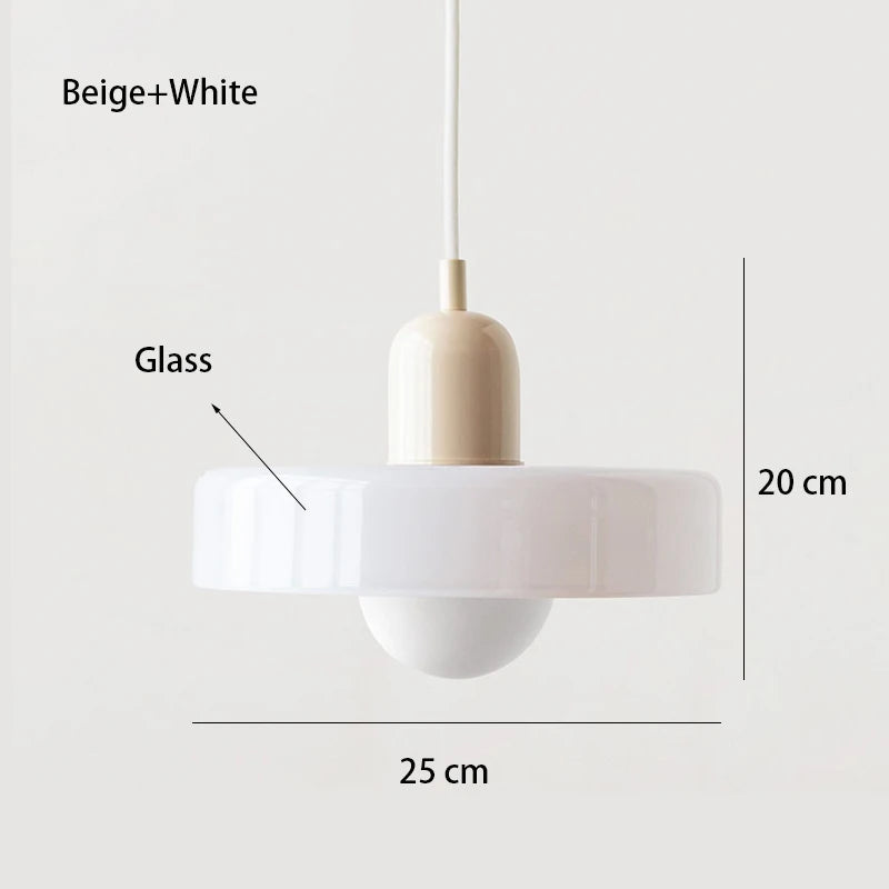 Nordic Retro Glass Chandelier Living Room Dining Room Bedroom KitchenModern Lighting Decoration Retro Lighting Fixture E27LED