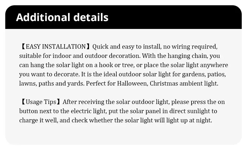 Solar Lantern Outdoor, Ortiny Upgraded Solar Lights for Outside Decorative Outdoor Hanging Lights Waterproof Solar Lanterns tableandwalllamps