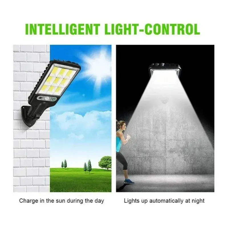 Solar Street Lights Outdoor 2500W Solar Lamp With 3 Light Mode Waterproof Motion Sensor Security Lamp for Garden Patio Path Yard tableandwalllamps