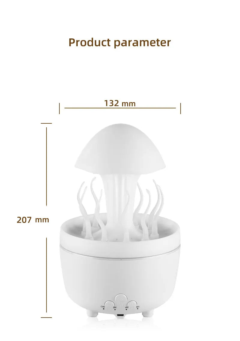 Remote Control Electric Air Humidifier Simulated Swinging Jellyfish Atmosphere Fragrance Diffuser Aroma Machine Humidifiers tableandwalllamps