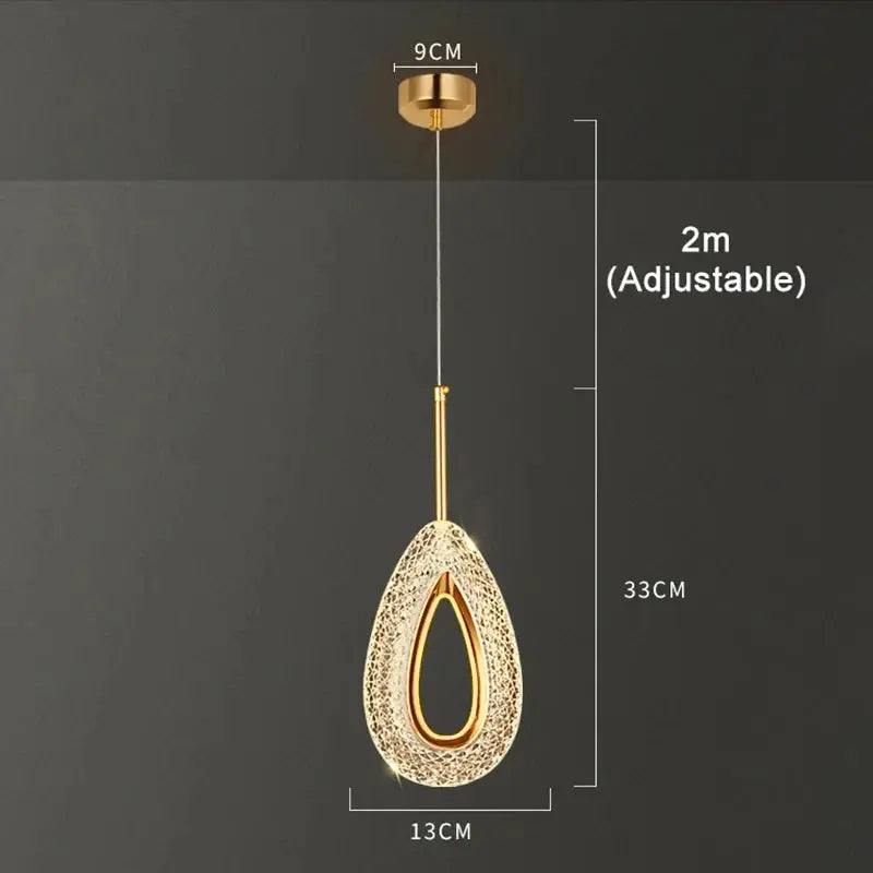 Nordic Ring LED Pendant Lights Indoor Hanging Lamp Room Decor For Bedside Bedroom Living Room Modern Pendant Lamp tableandwalllamps