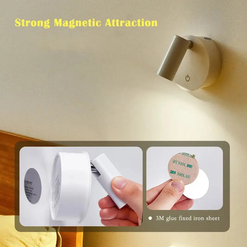 LED Wall Lamp Touch & Remote Control Rechargeable Wall Lamp Battery Powered LED Cordless Wall Sconces Light With USB Charging tableandwalllamps