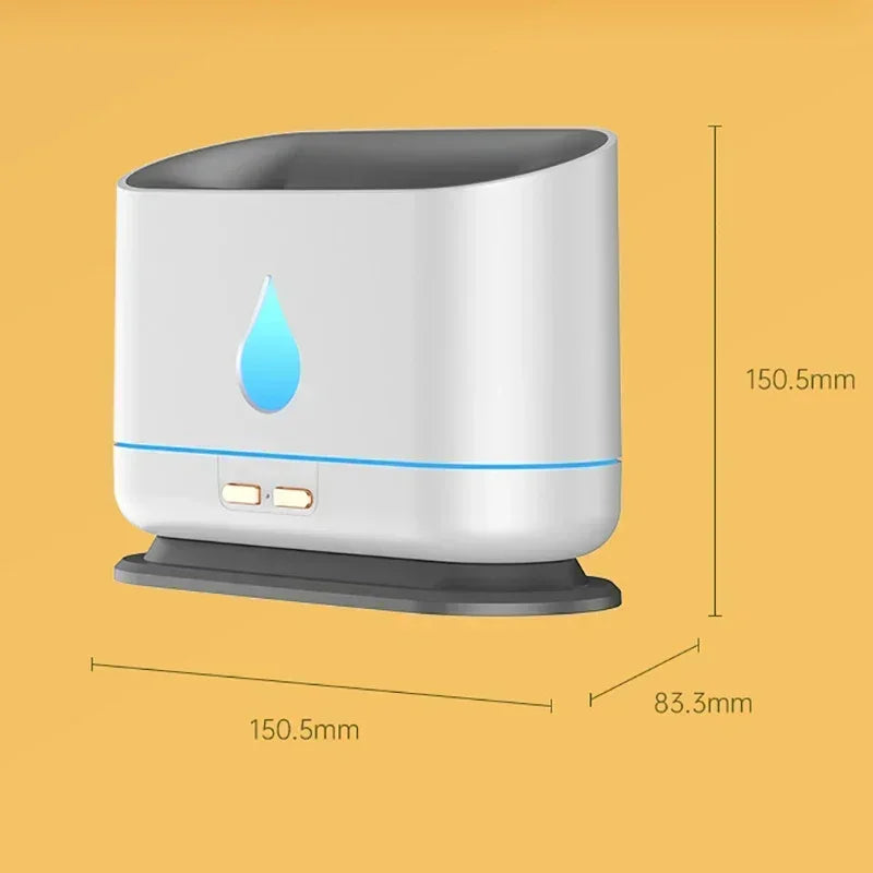 1000ML Ultrasonic Air Humidifier Aromatherapy Humidifiers Diffusers Wireless Double Spray Home Bedroom Essential Oils Diffuser tableandwalllamps