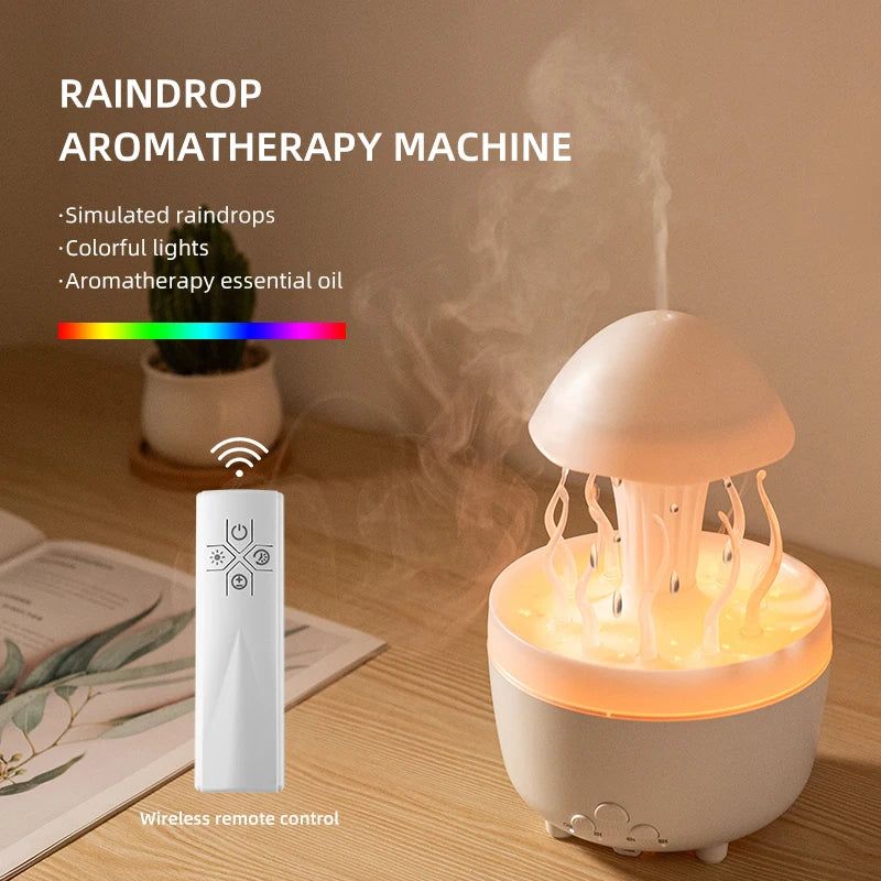 Remote Control Electric Air Humidifier Simulated Swinging Jellyfish Atmosphere Fragrance Diffuser Aroma Machine Humidifiers tableandwalllamps