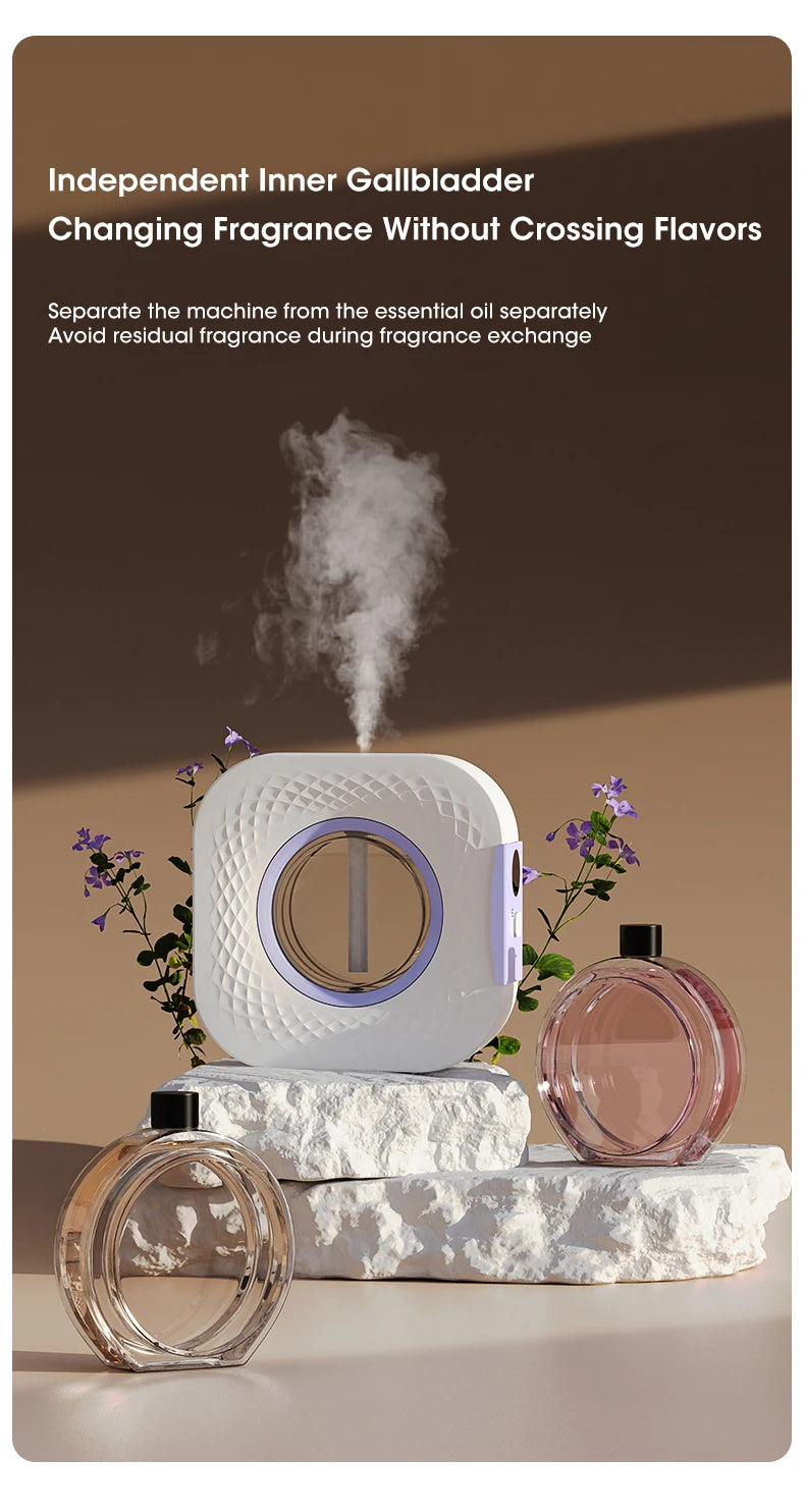 Automatic Fragrance Humidifier Machine Digital Display Hotel Spray Toilet Deodorization Household Perfume Machine Air Diffuser tableandwalllamps