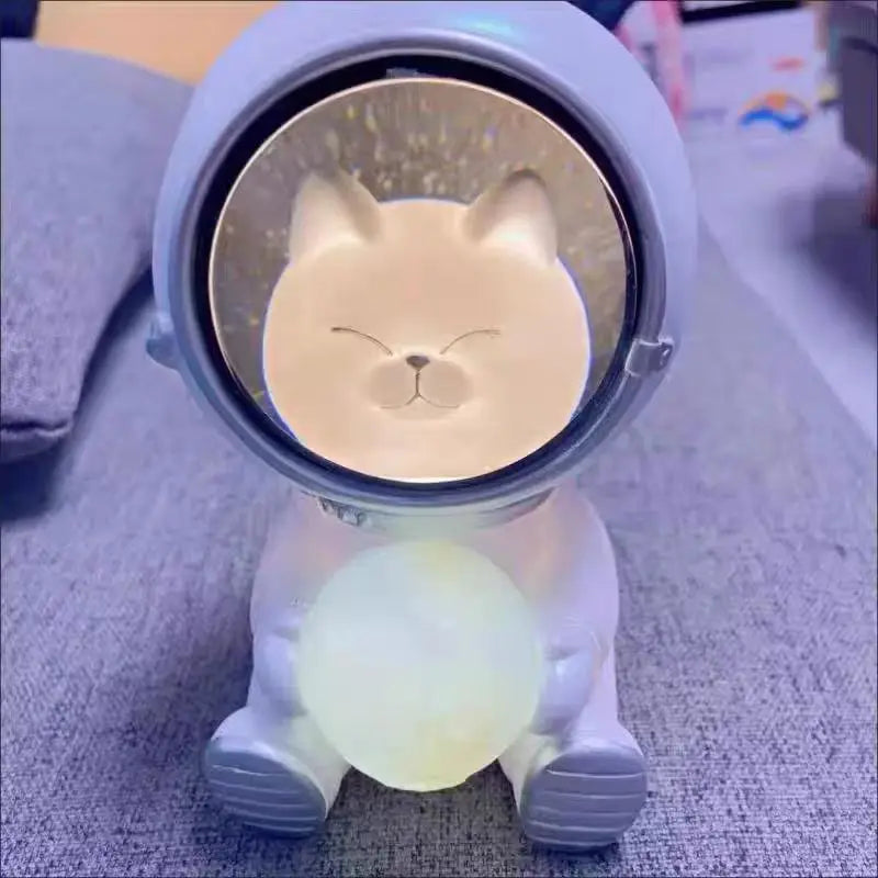 Night Lamp New Usb Charging Led Lamp Nursery Moon Animal Astronaut Cat Dog Table Decoration Baby Childrens Toy Birthday Gift tableandwalllamps