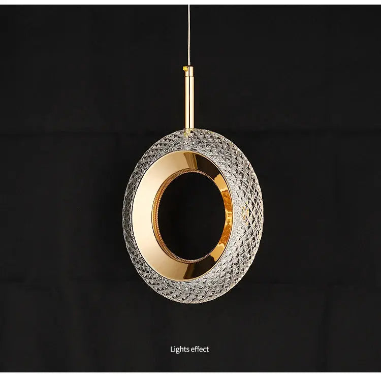 Nordic Ring LED Pendant Lights Indoor Hanging Lamp Room Decor For Bedside Bedroom Living Room Modern Pendant Lamp tableandwalllamps