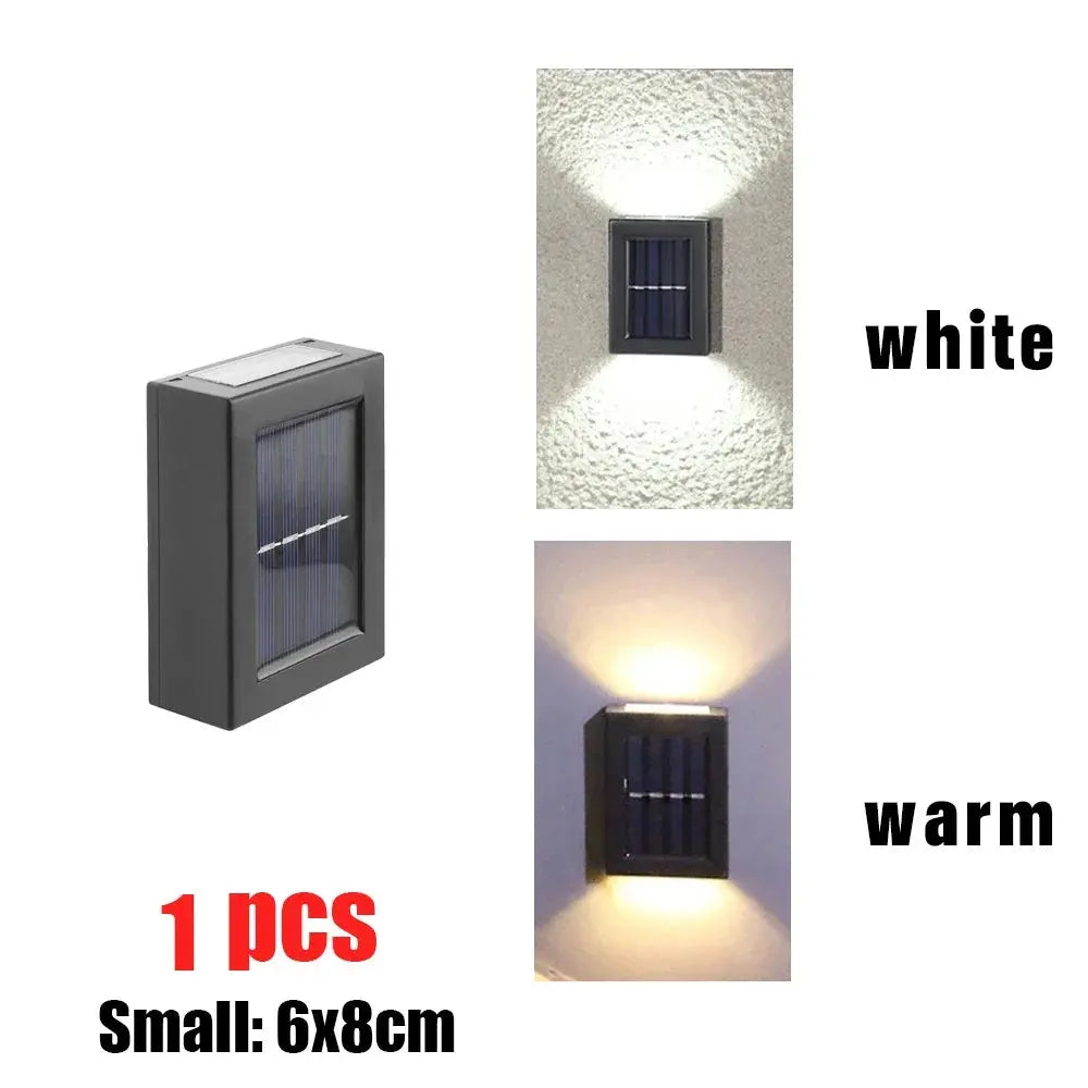 1~8PCs Wall Solar Light Waterproof Garden Solar LED Light for Outdoor Lighting Street Lamp Home Balcony Porch Yard Decoration tableandwalllamps