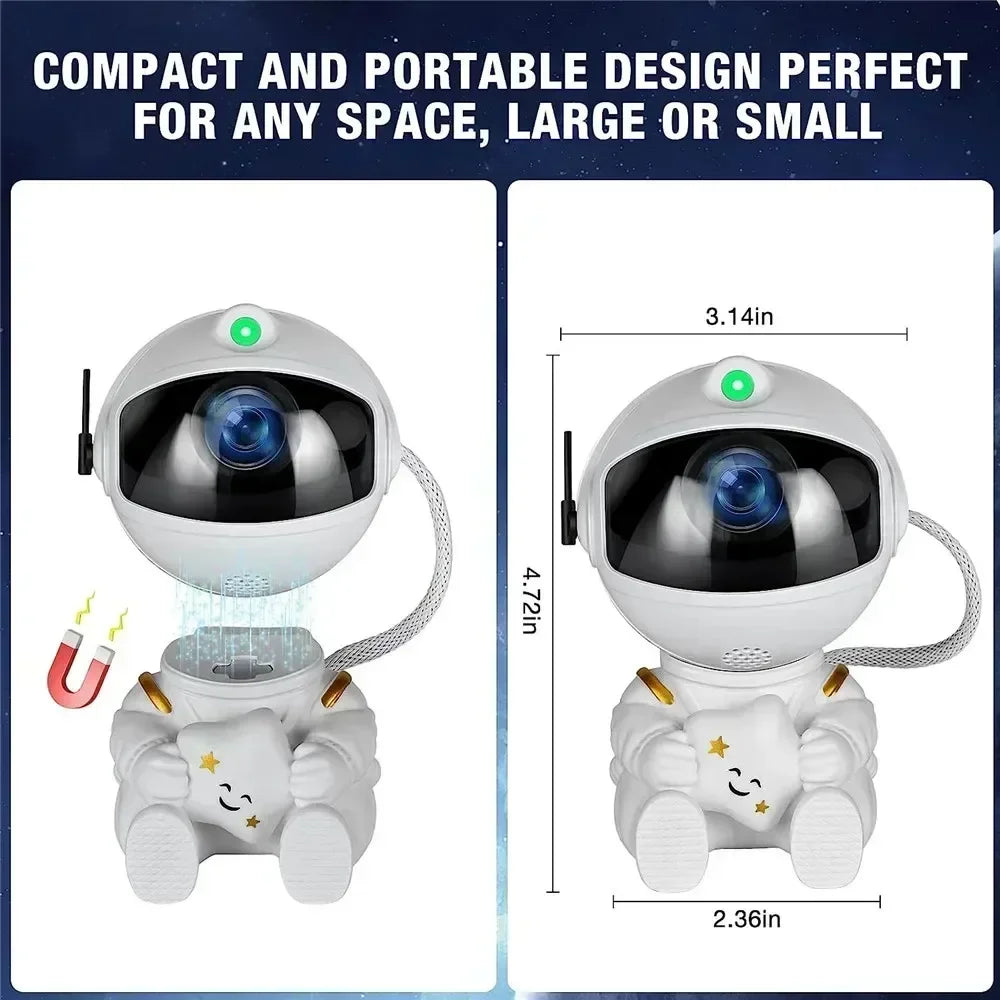 Star Projector Galaxy Night Light Astronaut Space Projector Starry Nebula Ceiling LED Lamp for Bedroom Home Decorative kids gift tableandwalllamps