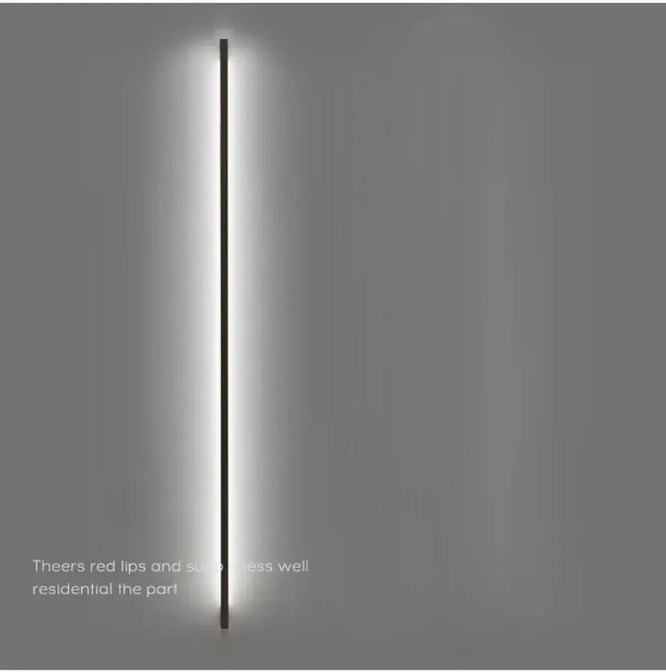 Modern Minimalist Long Wall Lamp LED Wall Mounted Light Indoor Living Room Bedroom Background Lamp Home Decora Fixtures 110/220V tableandwalllamps