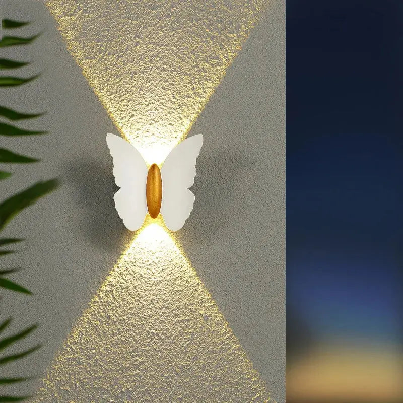 Outdoor Waterproof Wall Lamp, Butterfly Washing Wall Lamp, Minimalist Modern Staircase, Corridor Wall Lamp, tableandwalllamps