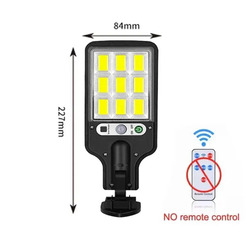 Solar Street Lights Outdoor 2500W Solar Lamp With 3 Light Mode Waterproof Motion Sensor Security Lamp for Garden Patio Path Yard tableandwalllamps