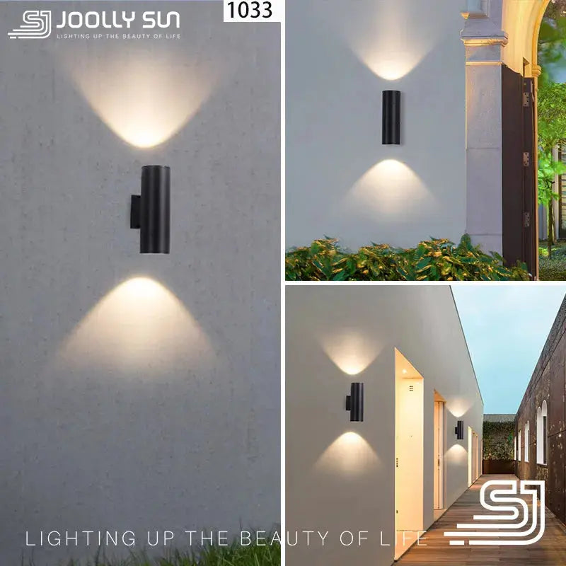 JoollySun Wall Light Outdoor Lamp Home Decor Lighting for Balcony Garden LED Waterproof Aluminium Modern Wall Mounted Sconces tableandwalllamps