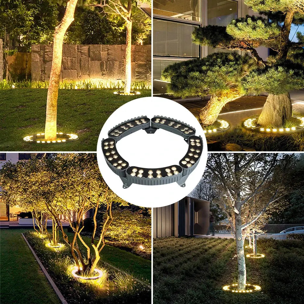 LED Outdoor Tree Spot Light LED Wall Washer Aluminum RGB IP65 Can be used outdoors under large trees and cylindrical cones tableandwalllamps