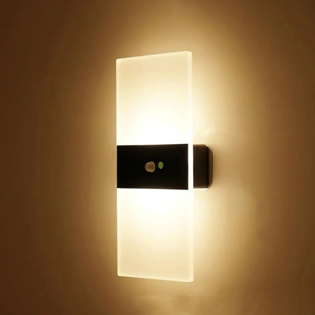 Living Room Sconce Wall Light USB Rechargeable Indoor Motion Sensor Lighting Bedroom Bedside Lamp Corridor Stairway Decor Lights tableandwalllamps