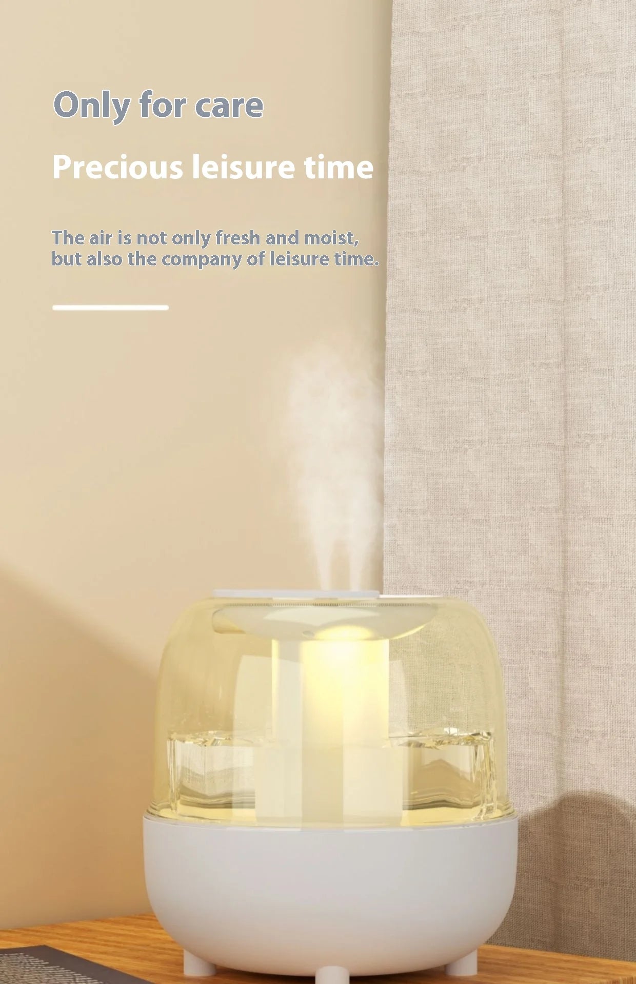 2.5L 4L Quiet Large Capacity Spray Humidifier Dual Nozzle Portable Mini Spray Humidifier Essential Oil Diffuser Air Humifier New tableandwalllamps