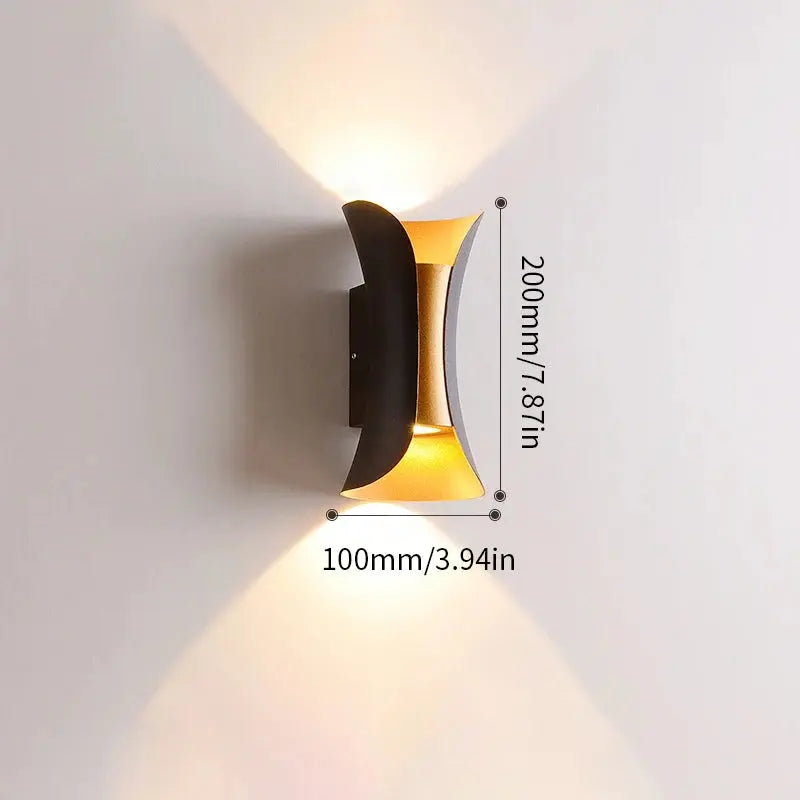 LED Wall Lamp Light 10W 85-265V Cold White Warm White ABS Material Waterproof Rainproof Modern Minimalist Style Home Outdoor tableandwalllamps