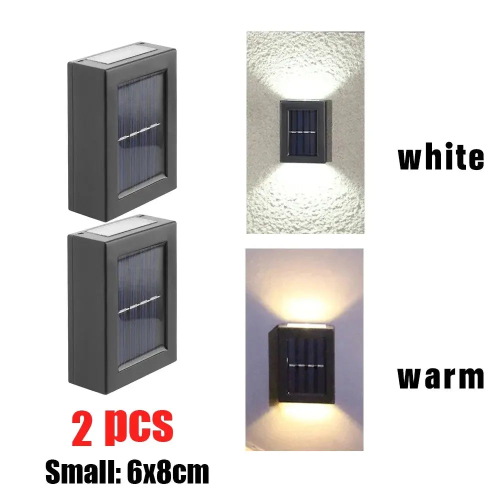 1~8PCs Wall Solar Light Waterproof Garden Solar LED Light for Outdoor Lighting Street Lamp Home Balcony Porch Yard Decoration tableandwalllamps