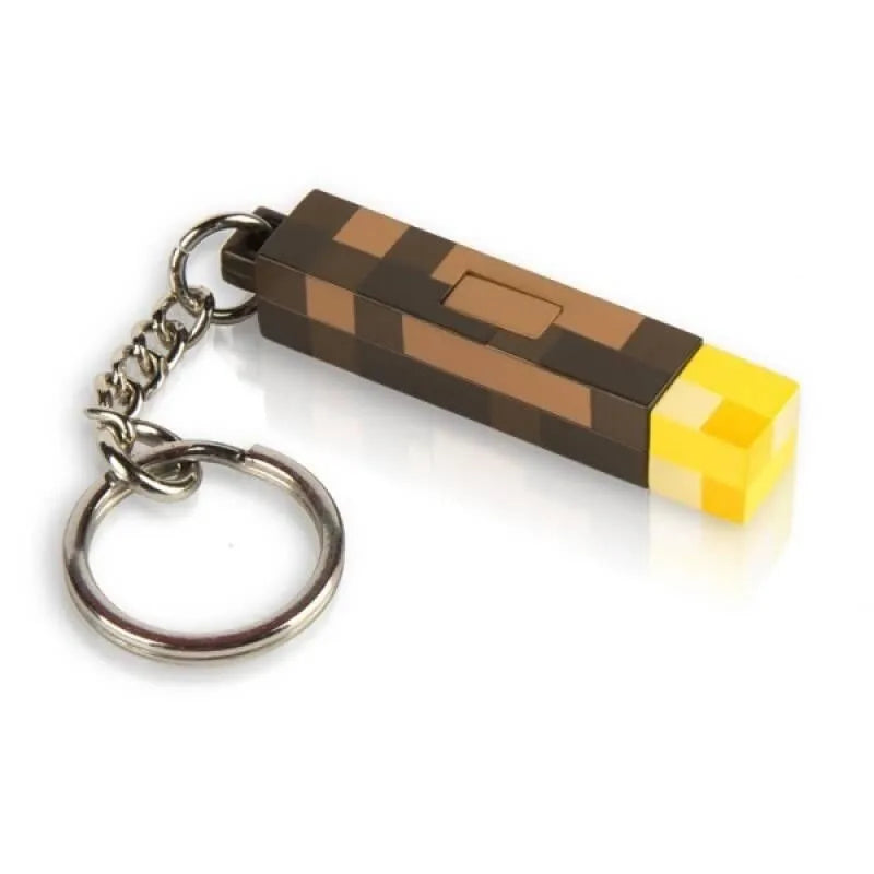 Minecraft Anime Game Pendant Torch Props Game Student Glow Keychain Creativity Male Child Key Ring Birthday Gift tableandwalllamps