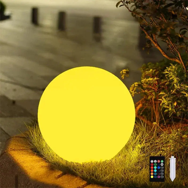 Solar Light 500mah Lithium Battery Outdoor Lighting Garden Lawn 24-key Remote Control Spherical Solar Lights Outdoor Lighting tableandwalllamps