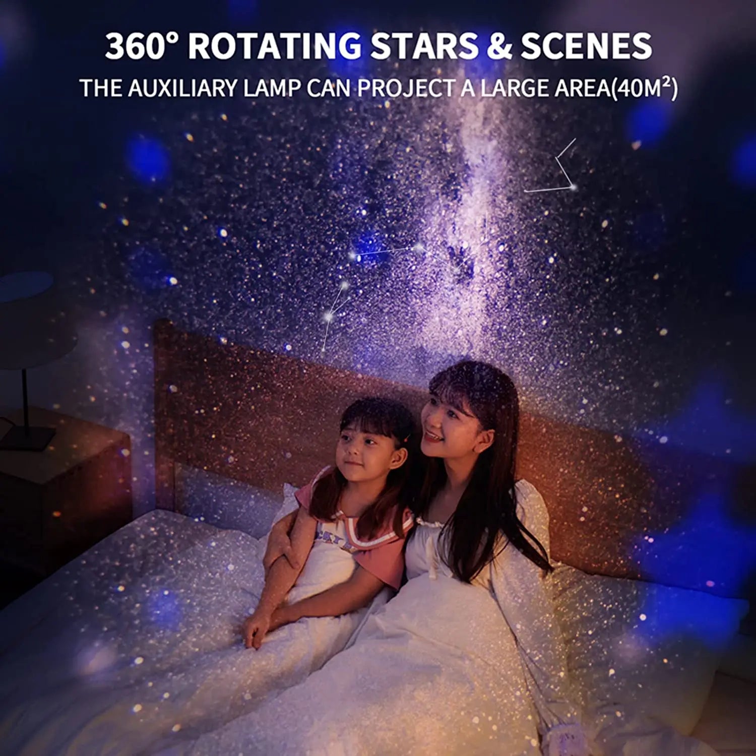 New 32 in 1  Planetarium Projector Starry Sky Night Light with Bluetooth Music Star Projector LED Lamp for  Bedroom Decor tableandwalllamps