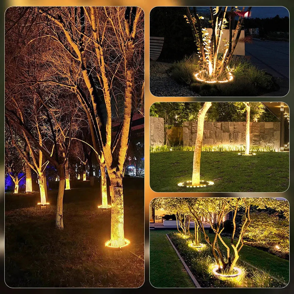 LED Outdoor Tree Spot Light LED Wall Washer Aluminum RGB IP65 Can be used outdoors under large trees and cylindrical cones tableandwalllamps