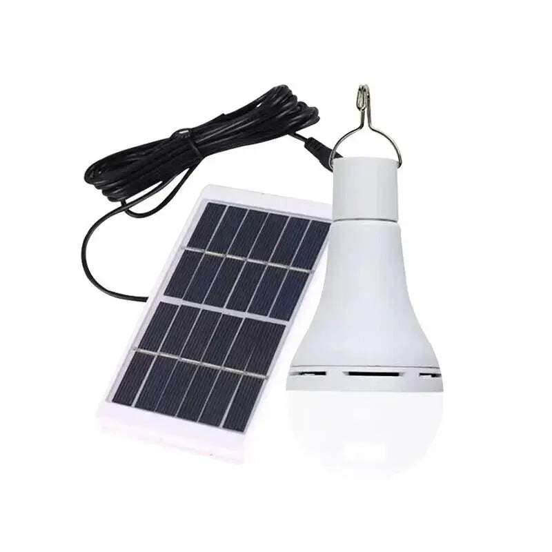 7W Solar Light Waterproof USB Charged Hanging Emergency Sunlight Powered Lamp Outdoor Indoor House Solar Bulb Light Solar Panels tableandwalllamps