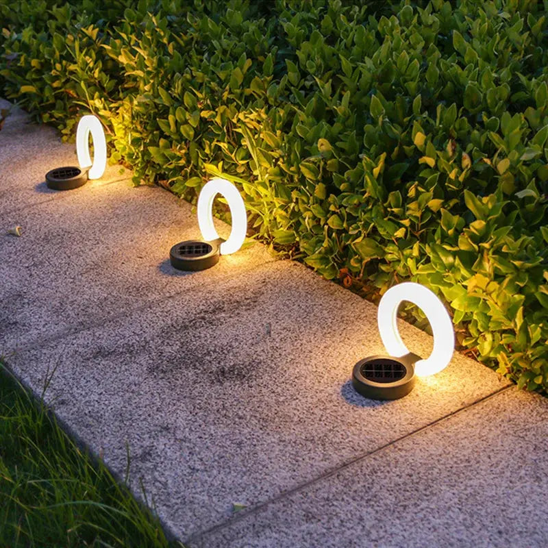 4Pack Solar Outdoor Lights,Waterproof LED Atmosphere Light,Warm white wall lamp,for Garden Fence Buried Lawn Porch Walkway Decor tableandwalllamps